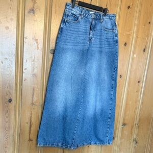 Forever 21 Blue Wide Leg Jeans